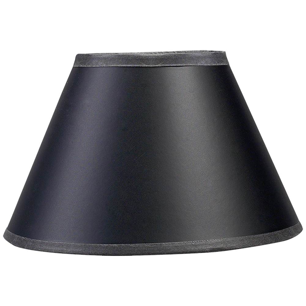 Visual Comfort Signature Collection 3'' x 6'' x 5'' Black Paper Candle Clip Shade