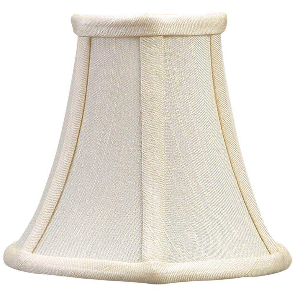 Visual Comfort Signature Collection 2.5'' x 5'' x 4.5'' Silk Bell Candle Clip Shade