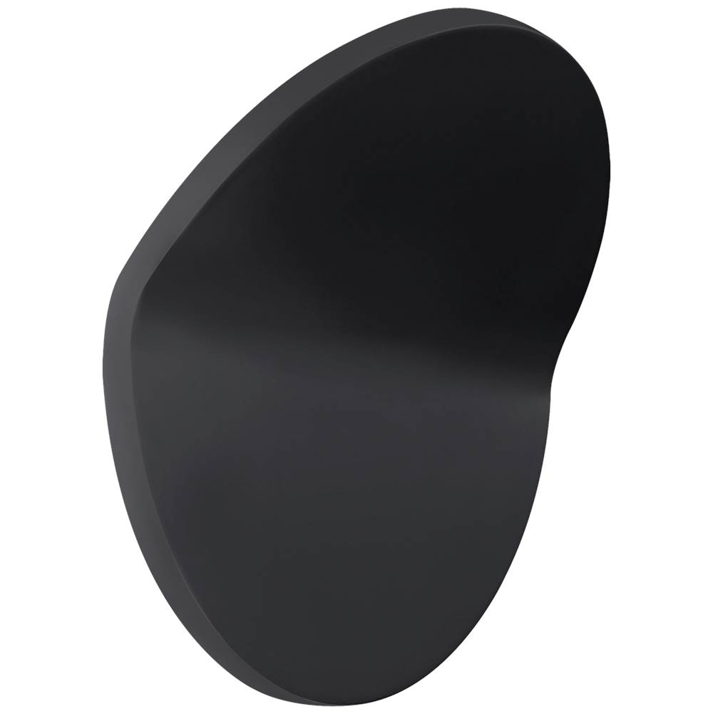 Visual Comfort Signature Collection Bend Large Round Light in Matte Black