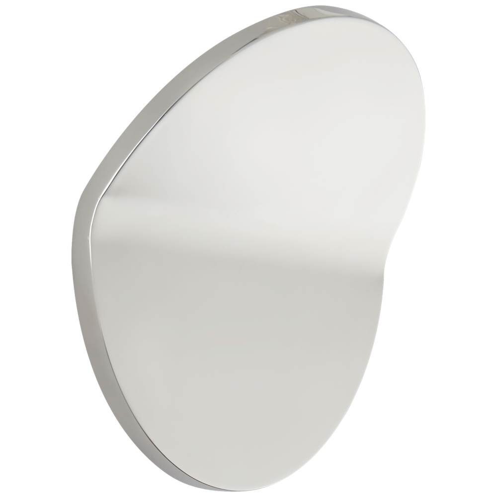 Visual Comfort Signature Collection Bend Large Round Light in Polished Nickel