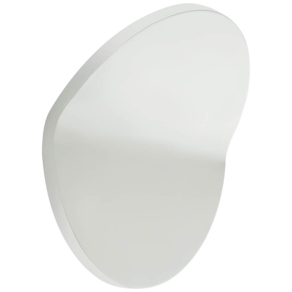 Visual Comfort Signature Collection Bend Large Round Light in White