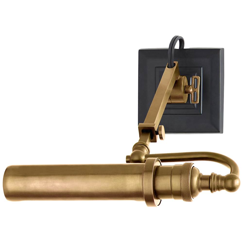 Visual Comfort Signature Collection Academy Map Light in Hand-Rubbed Antique Brass