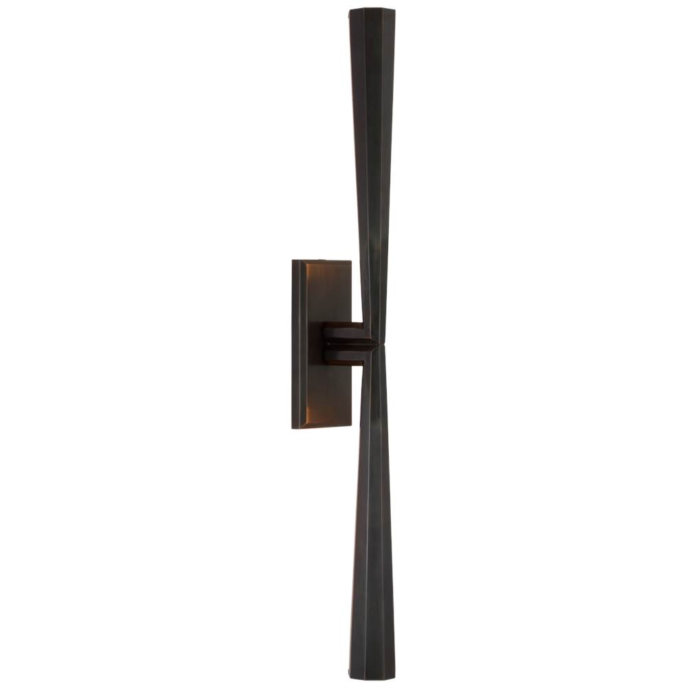 Visual Comfort Signature Collection Galahad Linear Sconce in Bronze