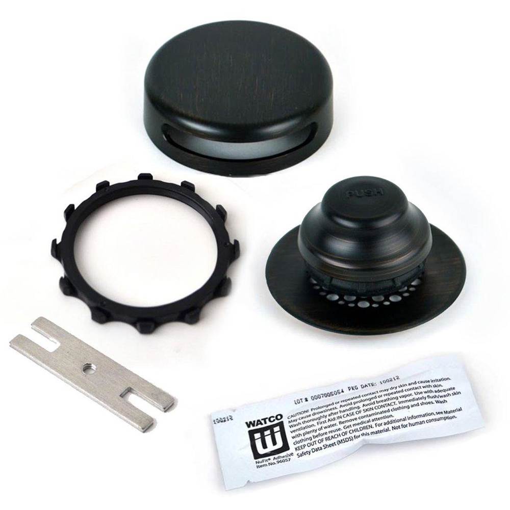 Watco Manufacturing Universal Nufit Innovator Fa Trim Kit - Silicone Rubbed Bronze Grid Strainer