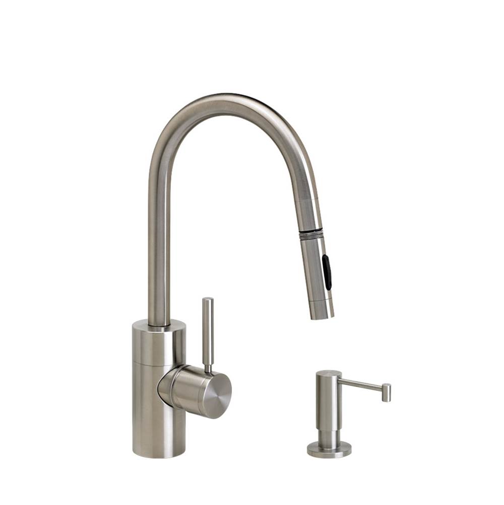 Waterstone Waterstone Contemporary Prep Size PLP Pulldown Faucet - Toggle Sprayer - 2pc. Suite